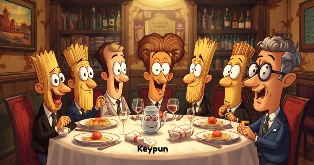 Funny Scenarios With Pasta