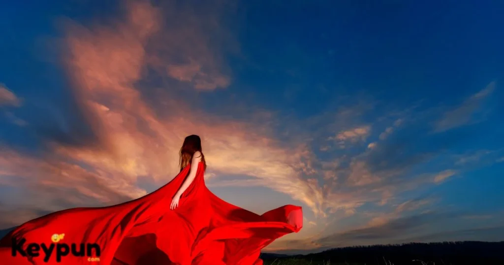 Attitude Red Dress Rizz Lines